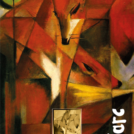 Franz Marc Artwork Foxes Gold Coincard