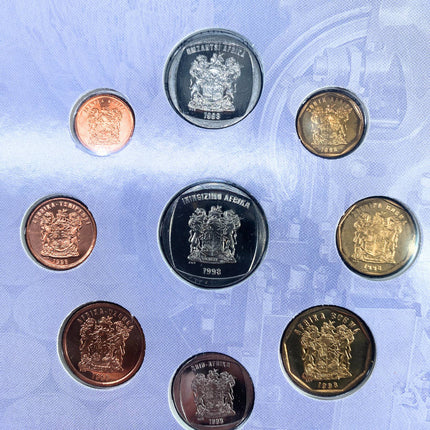 1998 South Africa (UNC) Uncirculated Mint Set * **Mintage ONLY 4,487**