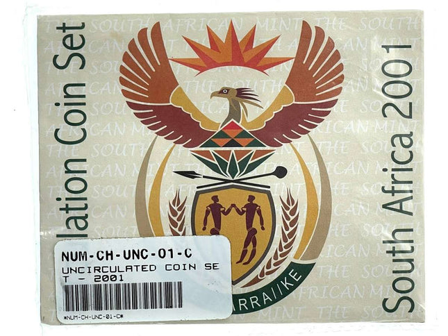 2001 South Africa Mint pack Circulation coin set***STILL SEALED***