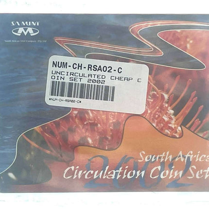 2002 South Africa Mint pack Circulation coin set (Mintage ONLY 1640) ***STILL SEALED***