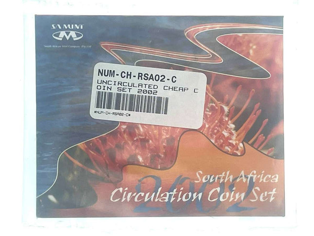 2002 South Africa Mint pack Circulation coin set (Mintage ONLY 1640) ***STILL SEALED***