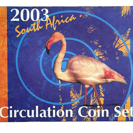 2003 South Africa Mint pack Circulation coin set (Mintage ONLY 1380)