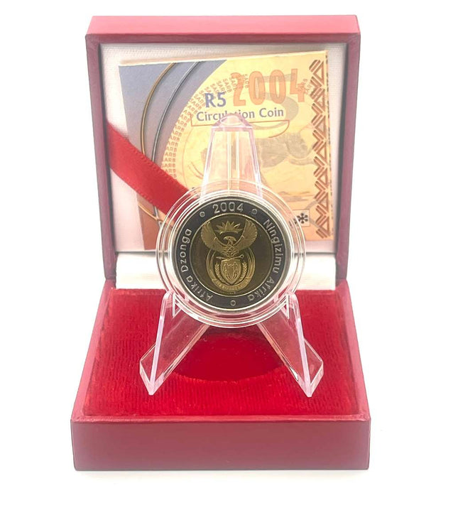 2004 Oom Paul Mintmark R5 *** Mintage ONLY 3243 *** With Certificate in leather style box