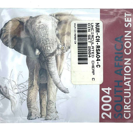 2004 South Africa Mint pack Circulation coin set (Mintage ONLY 1131) ***STILL SEALED***