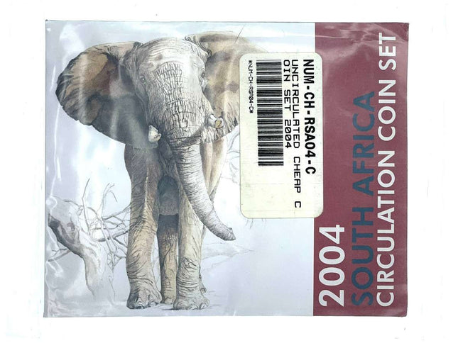 2004 South Africa Mint pack Circulation coin set (Mintage ONLY 1131) ***STILL SEALED***