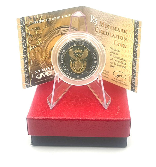2005 Oom Paul Mintmark R5 *** Mintage ONLY 997 *** With Certificate in original box