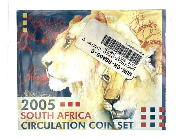 2005 South Africa Mint pack Circulation coin set (Mintage ONLY 871) ***STILL SEALED***