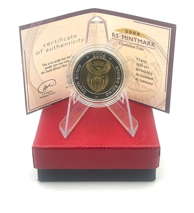 2006 Oom Paul Mintmark R5 *** Mintage ONLY 957 *** With Certificate in original box