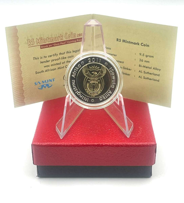 2011 Oom Paul Mintmark R5 *** Mintage ONLY 1734 *** With Certificate in original box