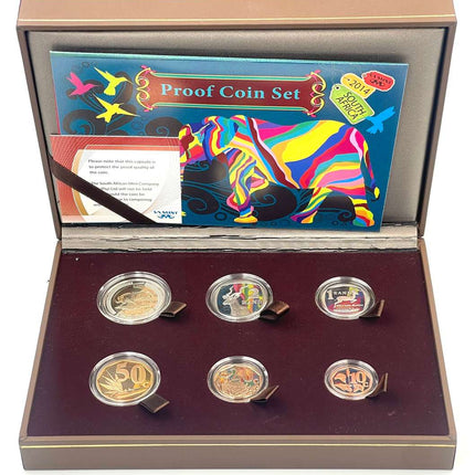 2014 South Africa Proof Coin Set in original mint box **Mintage ONLY 799**