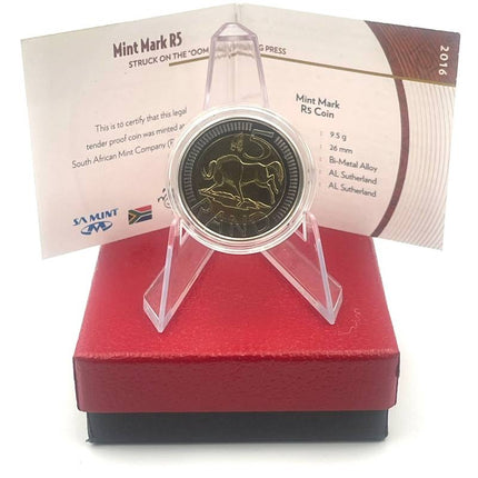 2016 Oom Paul Mintmark R5 *** Mintage ONLY 392 *** With Certificate in original box