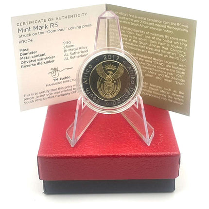 2017 Oom Paul Mintmark R5 With Certificate in original box