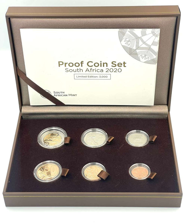 2020 South Africa Proof Coin Set in original mint box **Mintage ONLY 346**