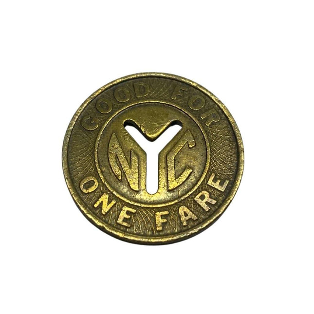 Vintage New York City Transit Authority Coin Token Good for One Fare