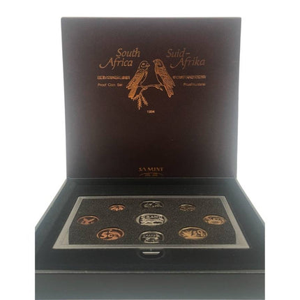1994 South Africa Sparrow Proof Coin Set  in original mint box **Mintage ONLY 5804**