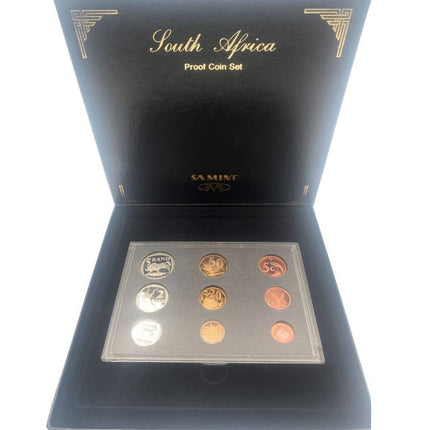 1998 South Africa Proof Coin Set in original mint box **Mintage ONLY 3051**