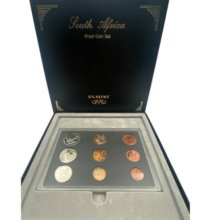 2000 South Africa Proof Coin Set in original mint box **Mintage ONLY 3703**