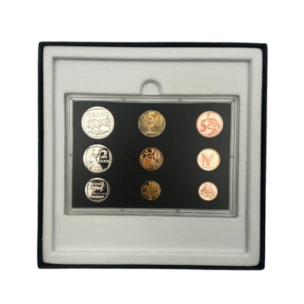 2001 South Africa Proof Coin Set in original mint box **Mintage ONLY 3678**