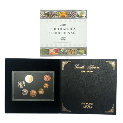 2006 South Africa Proof Coin Set in original mint box **Mintage ONLY 1637**