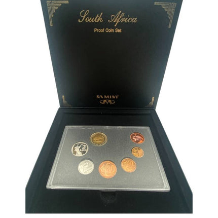 2007 South Africa Proof Coin Set in original mint box **Mintage ONLY 1280**