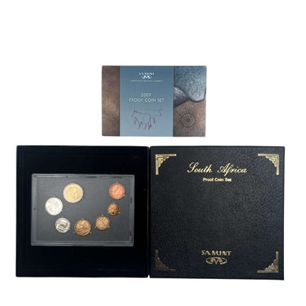 2009 South Africa Proof Coin Set in original mint box **Mintage ONLY 757**