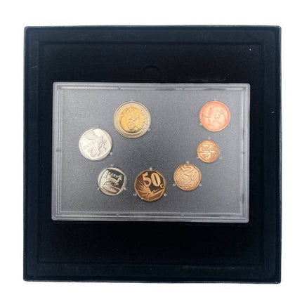 2009 South Africa Proof Coin Set in original mint box **Mintage ONLY 757**