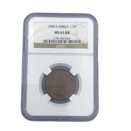1960 S.Africa 1/2P MS63 RB