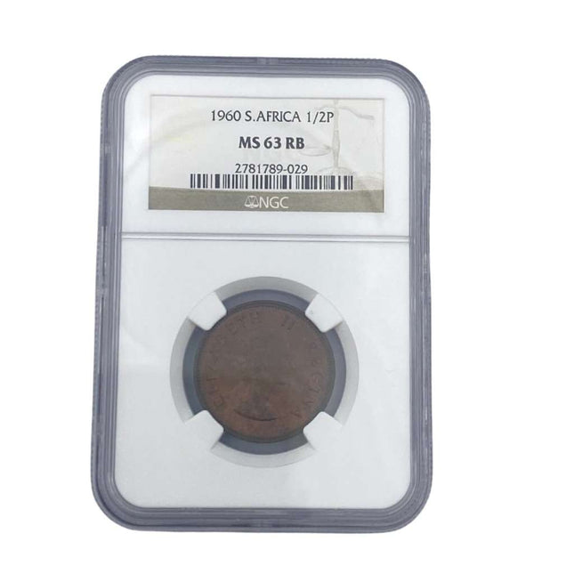 1960 S.Africa 1/2P MS63 RB
