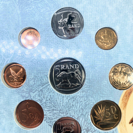 1994 South Africa (B-UNC) Brilliant Uncirculated Mint Set * **Mintage ONLY 5508*