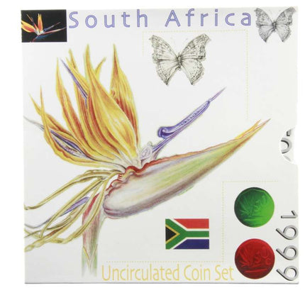 1999 South Africa (UNC) Uncirculated Mint Set * **Mintage ONLY 5,525**