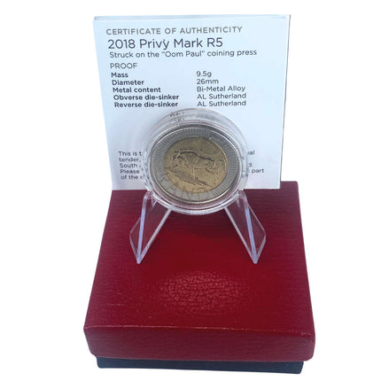 2018 Oom Paul Mintmark R5 - Mintage ONLY 254 - **LOWEST MINTAGE OOM PAUL**
