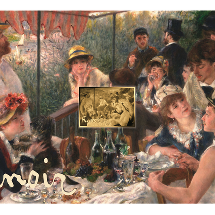 Pierre-Auguste Renoir Artwork Luncheon of the Boating Party Gold Coincard