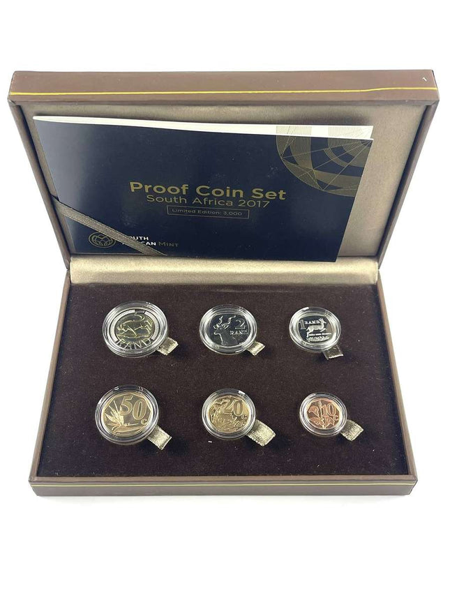 2017 South Africa Proof Coin Set in original mint box - Mintage only 469