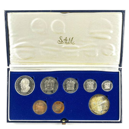 1985 South Africa Proof Coin Set **Mintage ONLY 9859**