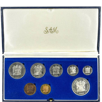 1989 South Africa Proof Coin Set **Mintage ONLY 9571**