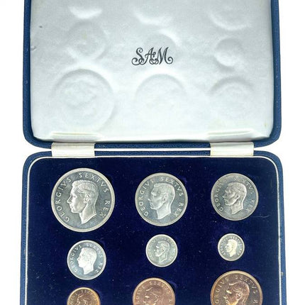 1952 South Africa Union Proof Coin Set in original mint box **Mintage ONLY 3500*