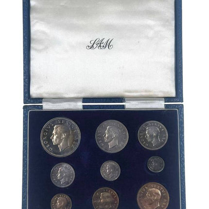 1950 South Africa Union Proof Coin Set in original mint box **Mintage ONLY 500*