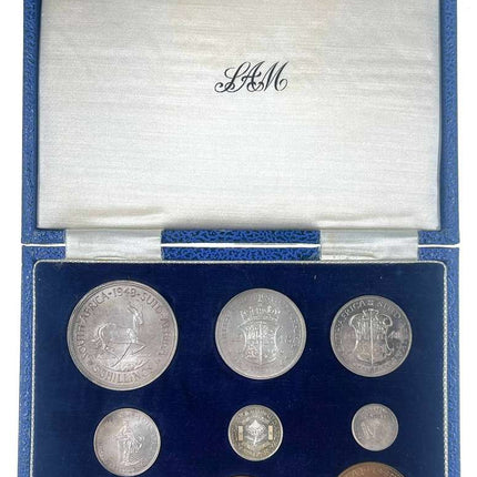 1948 South Africa Union Proof Coin Set in original mint box **Mintage ONLY 1120*