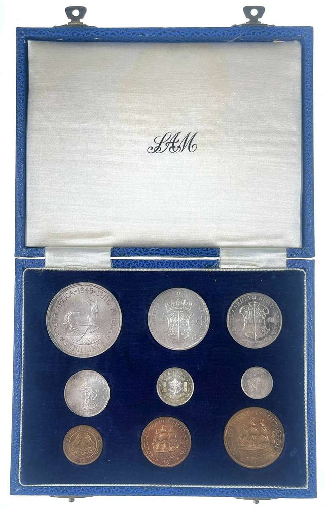 1948 South Africa Union Proof Coin Set in original mint box **Mintage ONLY 1120*