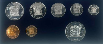 1986 South Africa Proof Coin Set **Mintage ONLY 7000**