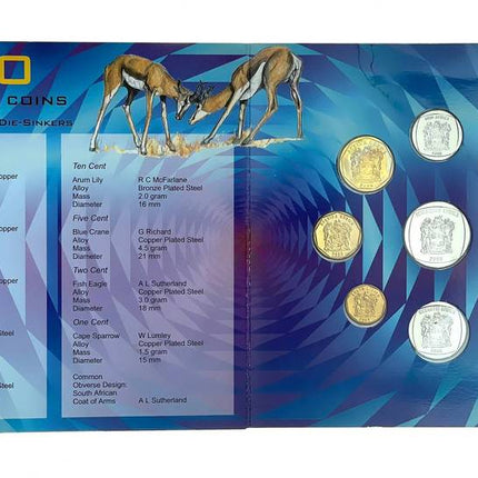 2000 South Africa (UNC) Uncirculated Mint Pack Set - Old Coat of Arms **Mintage ONLY 7767**