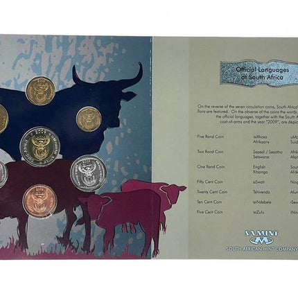 2009 South Africa (UNC) Uncirculated Mint Pack Set **Mintage ONLY 767**