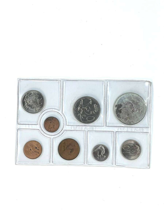 1975 South Africa (UNC) Uncirculated Mint Pack Set (Silver R1)* **Mintage ONLY 20,000**