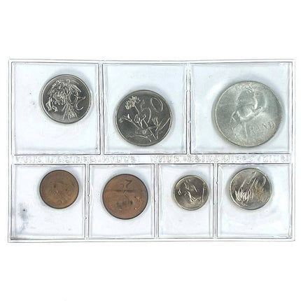 1967 South Africa English Uncirculated Mint Pack Set (Silver R1) * **Mintage ONLY 20,000**
