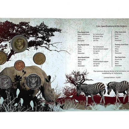 2013 South Africa (UNC) Uncirculated Mint Pack Set **Mintage ONLY 953**