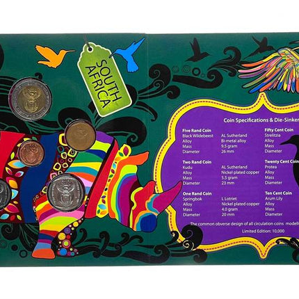 2014 South Africa (UNC) Uncirculated Mint Set * **Mintage ONLY 810**