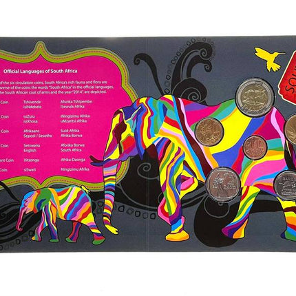 2014 South Africa (UNC) Uncirculated Mint Set * **Mintage ONLY 810**