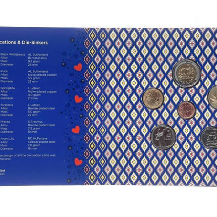 2019 South Africa (UNC) Uncirculated Mint Set * **Mintage ONLY 471**