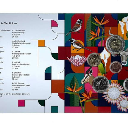 2022 South Africa (UNC) Uncirculated Mint Set * **Mintage ONLY 754**