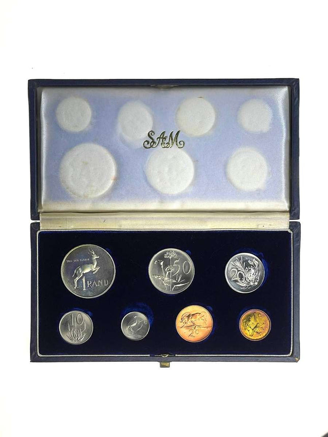 1965 South Africa Proof Coin Set in original mint box **Mintage ONLY 19889*